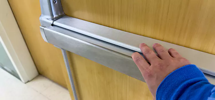 Installing a Push Bar on a Door Lawrenceville